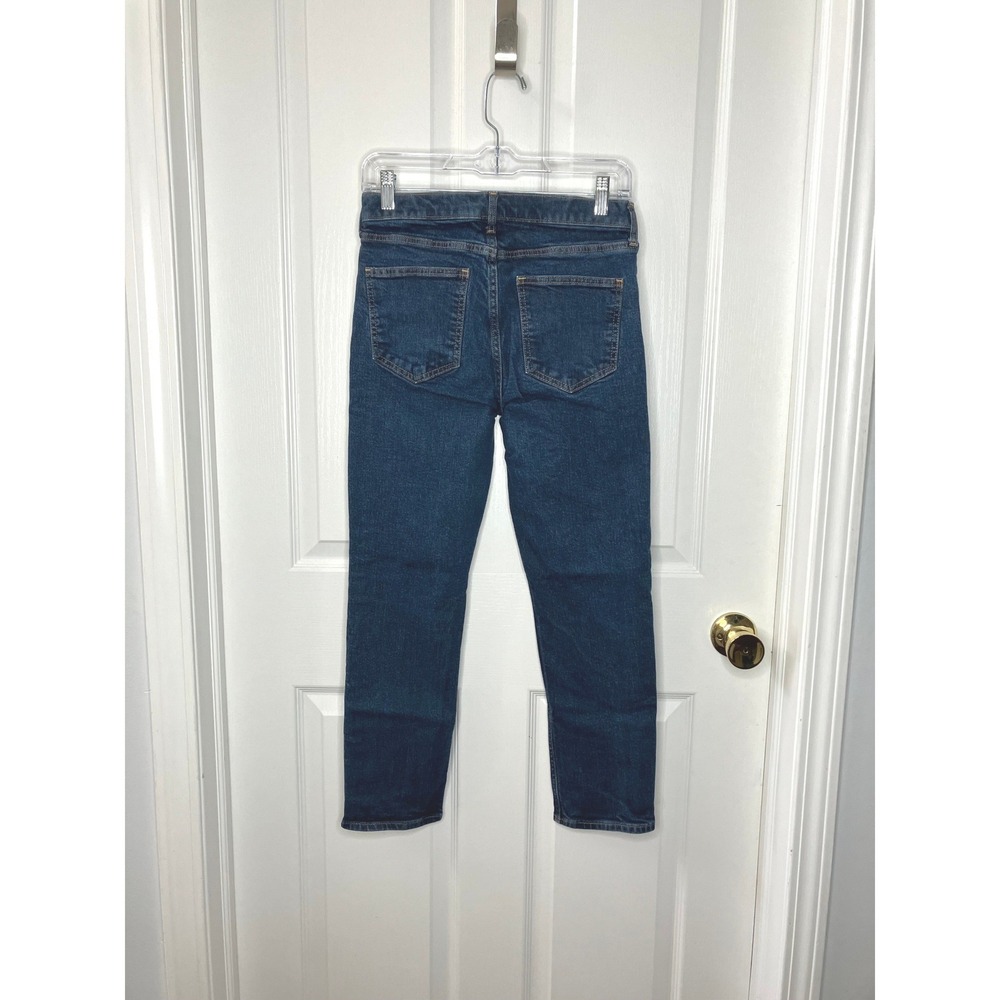 GAP VIntage Midrise Slim Dark Wash Denim Jean Womens‎ Size 28 Boho Preppy Casual - Picture 3 of 5